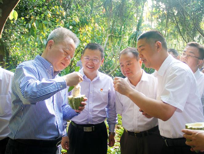 咖啡,香草兰,可可等热带香料饮料作物试验示范基地和种质资源圃,亲自